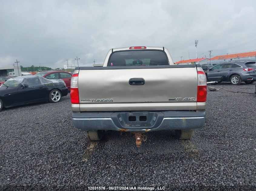 2006 Toyota Tundra Double Cab Sr5 VIN: 5TBDT44176S517149 Lot: 12031576