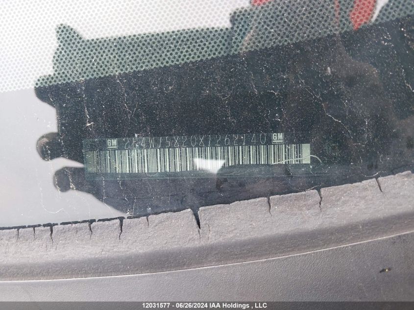 2008 Buick Encore VIN: 2G4WJ582081262140 Lot: 12031577