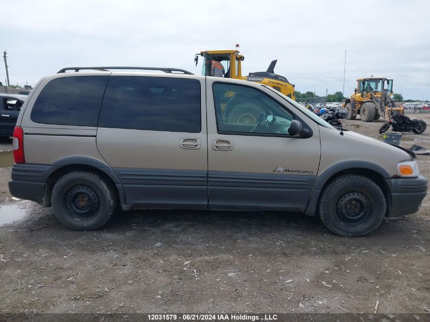 2002 Pontiac Montana VIN: 1GMDU03E62D159819 Lot: 12031579