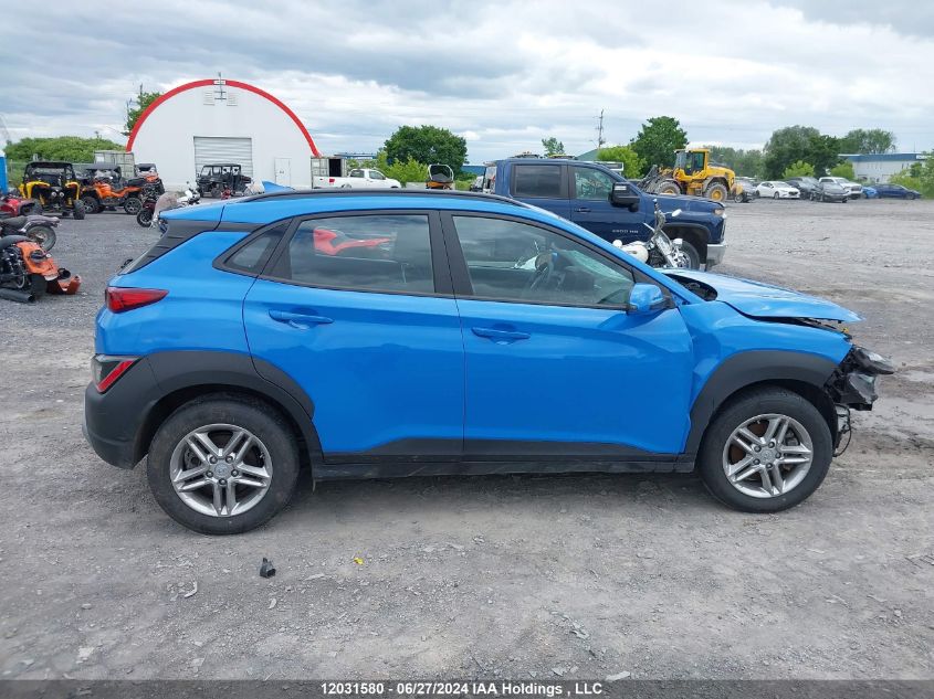 2022 Hyundai Kona Essential Awd VIN: KM8K1CAB7NU828081 Lot: 12031580