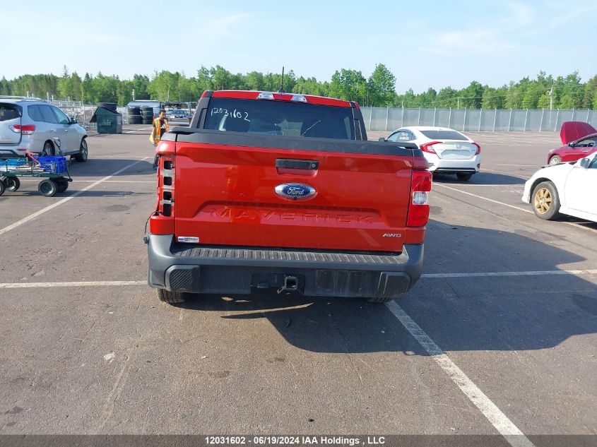 2023 Ford Maverick Xlt VIN: 3FTTW8F93PRA70554 Lot: 12031602