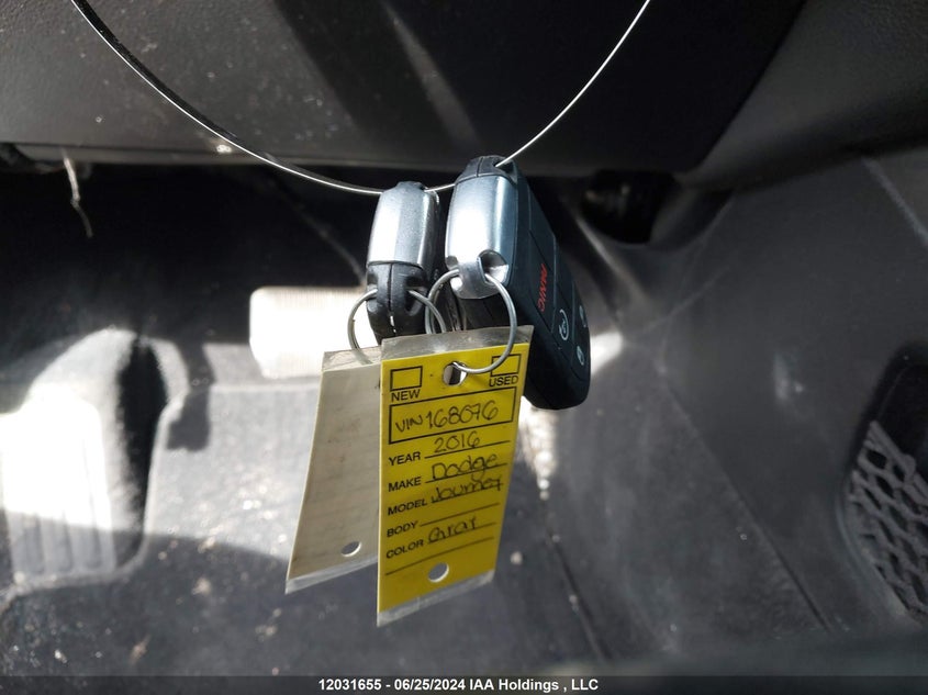 2016 Dodge Journey Crossroad VIN: 3C4PDDGG1GT168076 Lot: 12031655