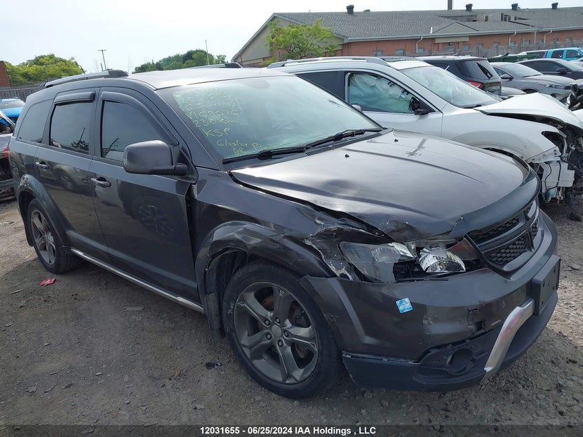 2016 Dodge Journey Crossroad VIN: 3C4PDDGG1GT168076 Lot: 12031655