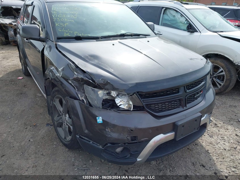 2016 Dodge Journey Crossroad VIN: 3C4PDDGG1GT168076 Lot: 12031655