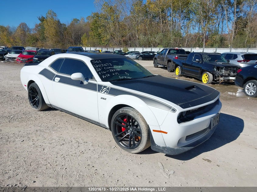 2C3CDZFJ7NH222726 2022 Dodge Challenger R/T Scat Pack auction photo 1