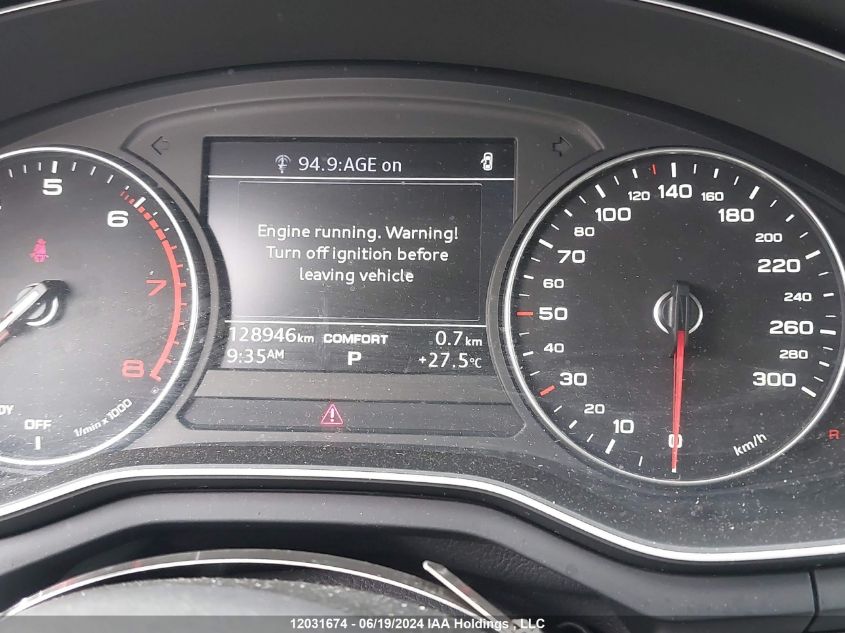 2017 Audi A4 VIN: WAUANAF47HN063260 Lot: 12031674