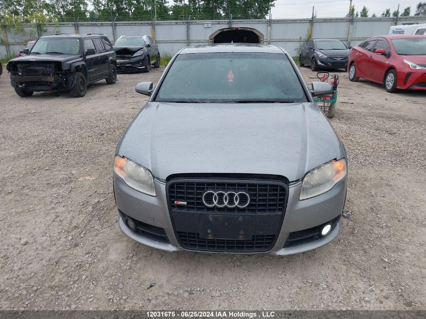 2007 Audi A4 VIN: WAUDH78E37A246609 Lot: 12031675