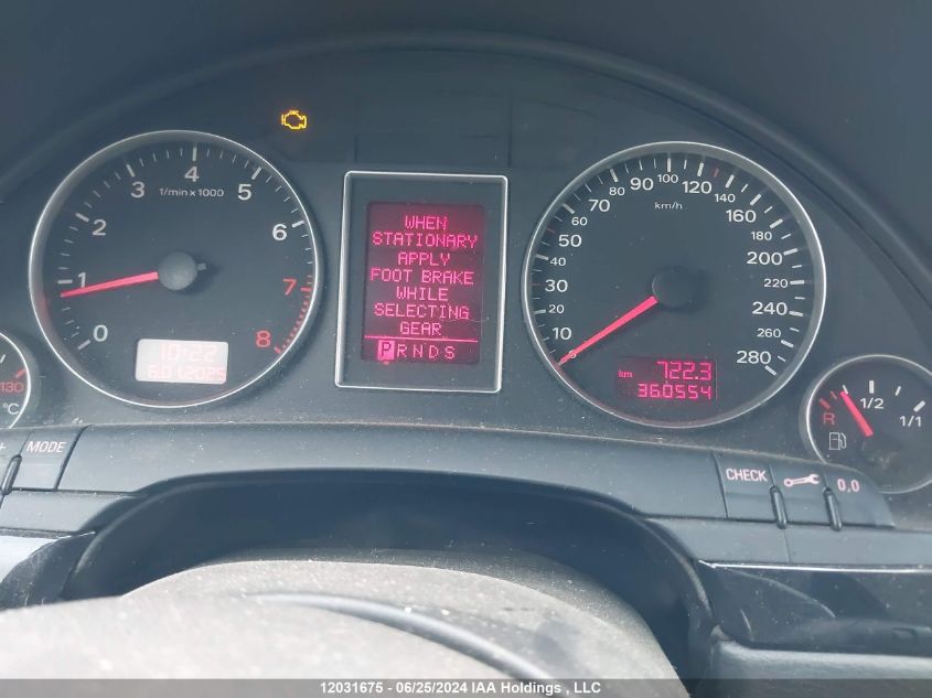 2007 Audi A4 VIN: WAUDH78E37A246609 Lot: 12031675