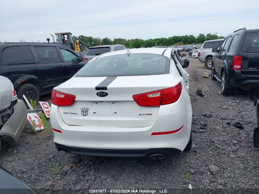 2014 Kia Optima VIN: KNAGN4A70E5515803 Lot: 12031677