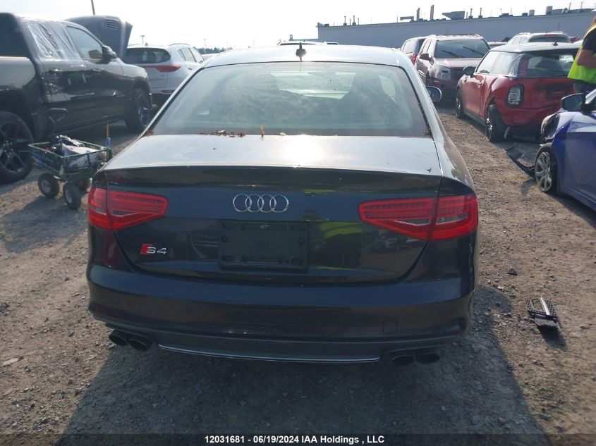 2014 Audi S4 VIN: WAUFGCFL1EA089942 Lot: 12031681