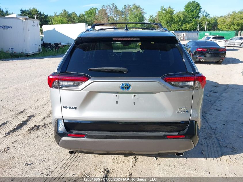 2021 Toyota Rav4 Hybrid Xle VIN: 2T3RWRFV0MW120217 Lot: 12031685