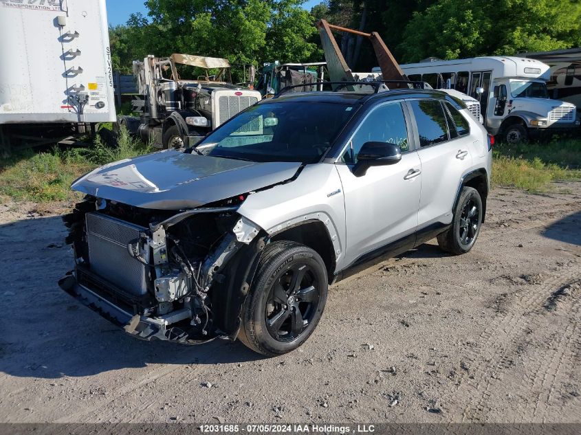 2021 Toyota Rav4 Hybrid Xle VIN: 2T3RWRFV0MW120217 Lot: 12031685