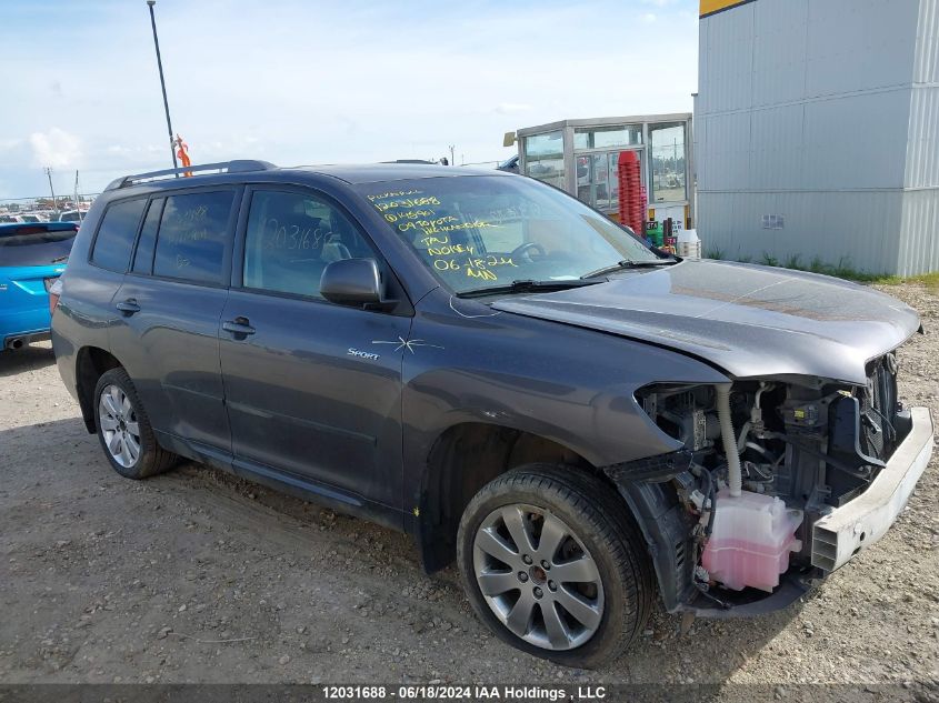 2009 Toyota Highlander V6 Sport VIN: JTEES43A792148901 Lot: 12031688