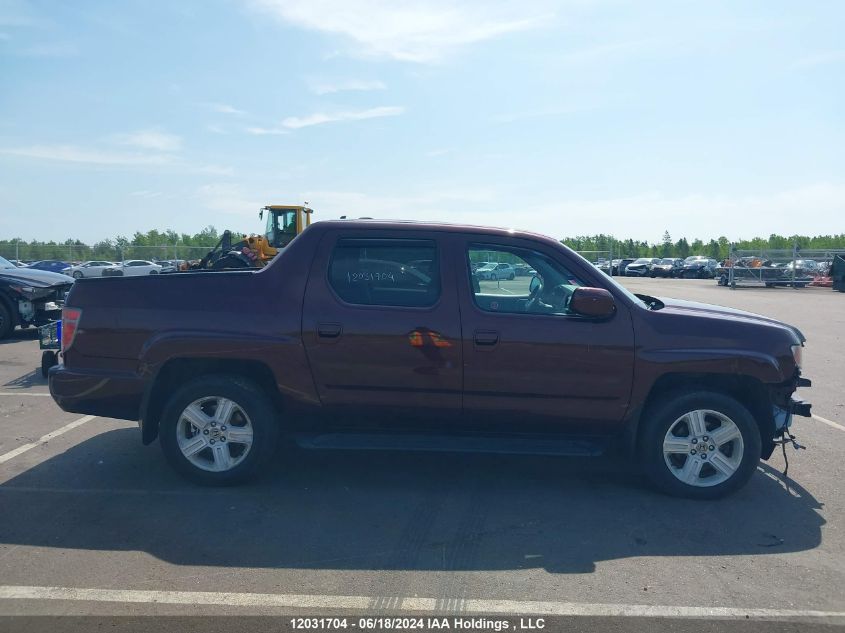 2013 Honda Ridgeline Rtl VIN: 5FPYK1F55DB501700 Lot: 12031704