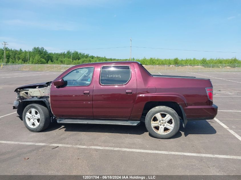 2013 Honda Ridgeline Rtl VIN: 5FPYK1F55DB501700 Lot: 12031704