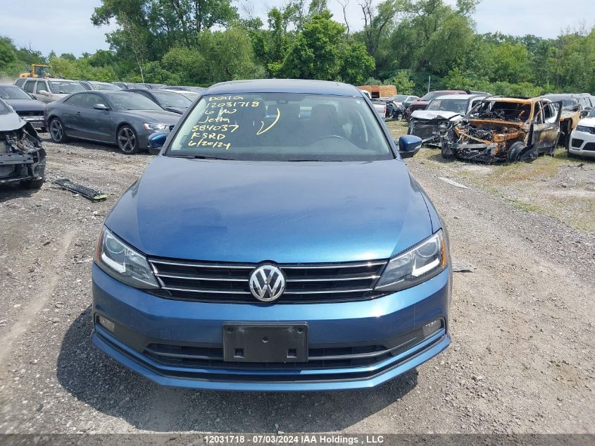 2016 Volkswagen Jetta Sedan VIN: 3VWL07AJ9GM384037 Lot: 12031718