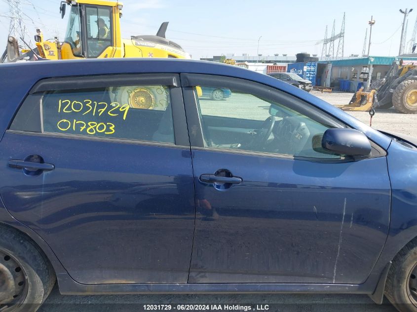 2009 Toyota Matrix Xr VIN: 2T1KE40E09C017803 Lot: 12031729