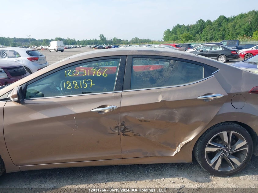 2014 Hyundai Elantra VIN: KMHDH4AH3EU188157 Lot: 12031766