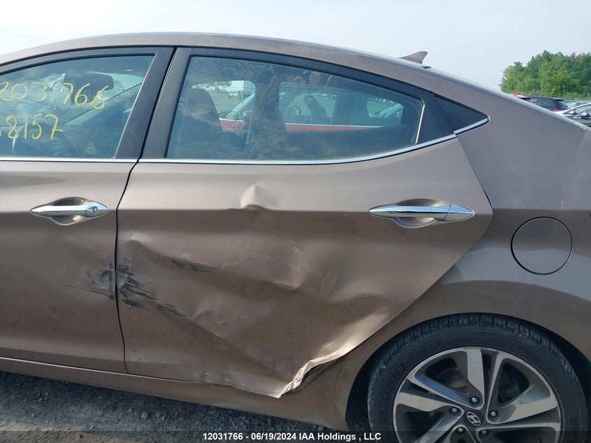 2014 Hyundai Elantra VIN: KMHDH4AH3EU188157 Lot: 12031766