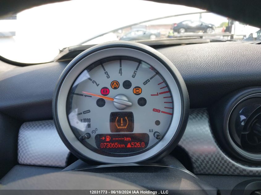 2010 Mini Cooper Hardtop VIN: WMWMF7C58ATX42210 Lot: 12031773