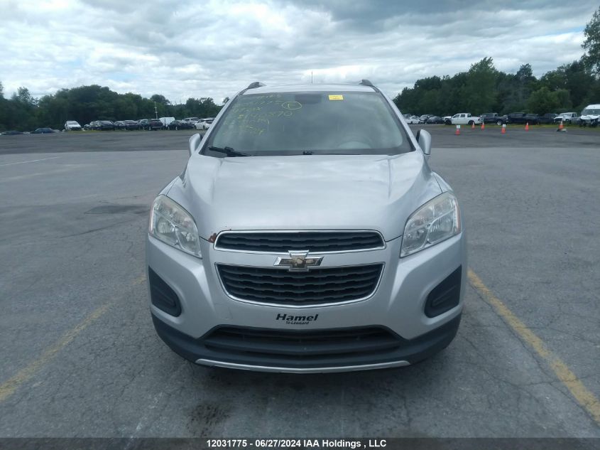 2014 Chevrolet Trax 1Lt VIN: 3GNCJPEB7EL140870 Lot: 12031775