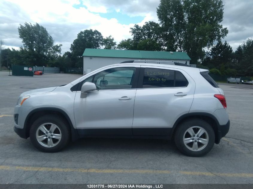 2014 Chevrolet Trax 1Lt VIN: 3GNCJPEB7EL140870 Lot: 12031775