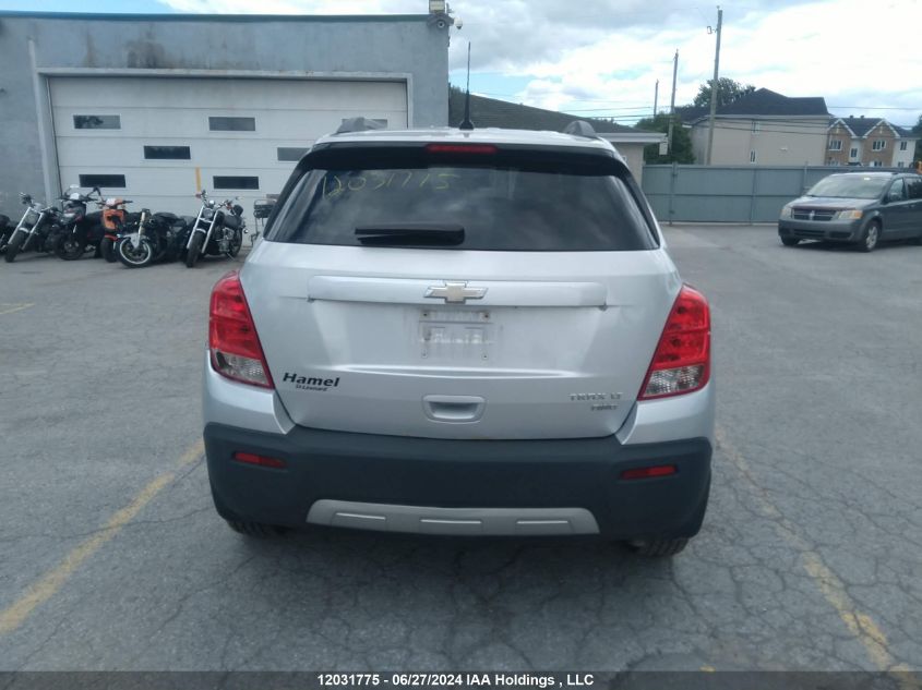 2014 Chevrolet Trax 1Lt VIN: 3GNCJPEB7EL140870 Lot: 12031775