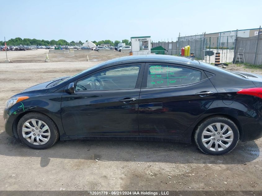 2013 Hyundai Elantra Gls VIN: 5NPDH4AE4DH178241 Lot: 12031779