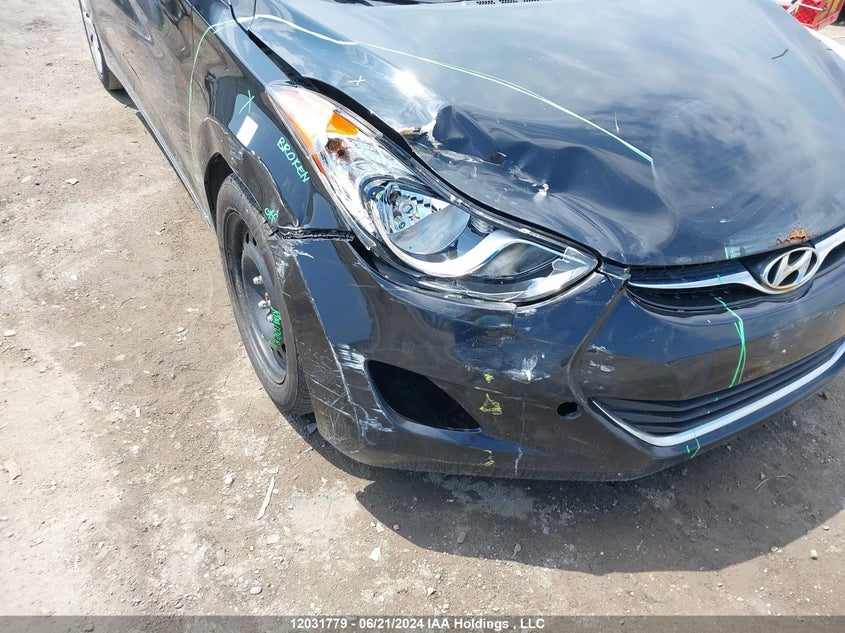 2013 Hyundai Elantra Gls VIN: 5NPDH4AE4DH178241 Lot: 12031779