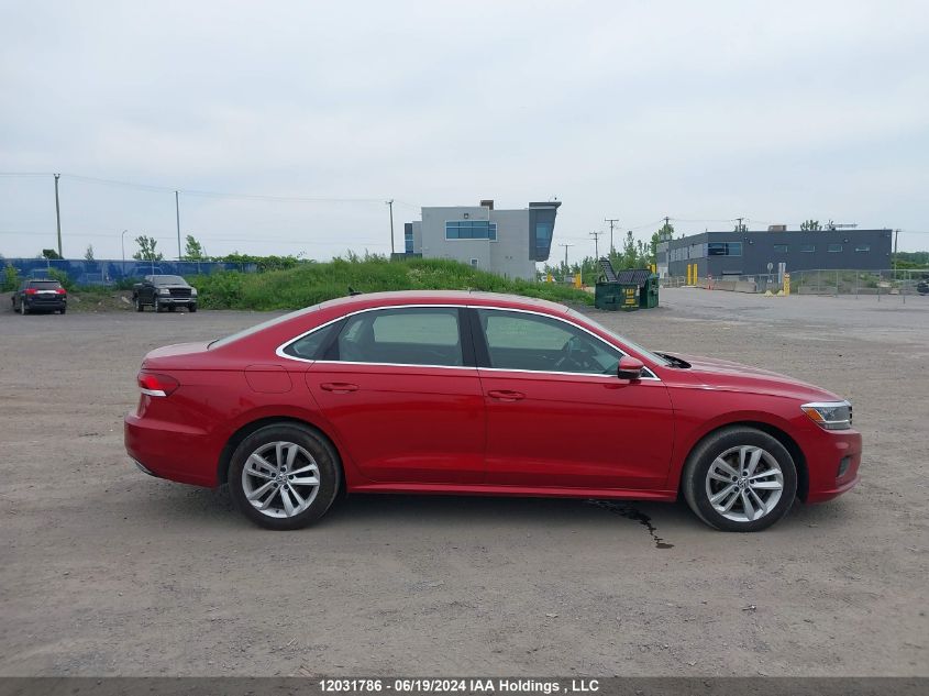 2021 Volkswagen Passat VIN: 1VWBA7A31MC010965 Lot: 12031786
