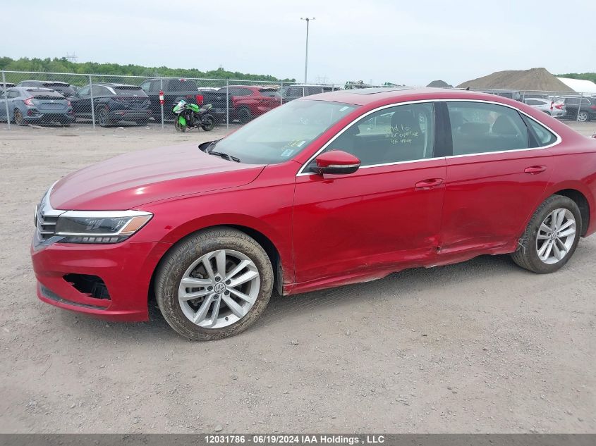 2021 Volkswagen Passat VIN: 1VWBA7A31MC010965 Lot: 12031786