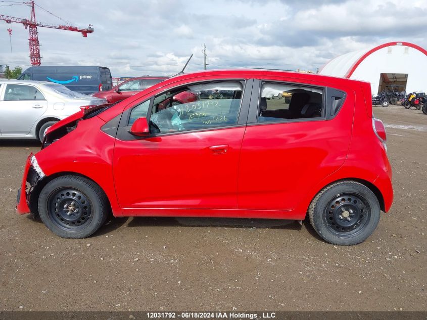 2014 Chevrolet Spark VIN: KL8CB6S92EC531639 Lot: 12031792