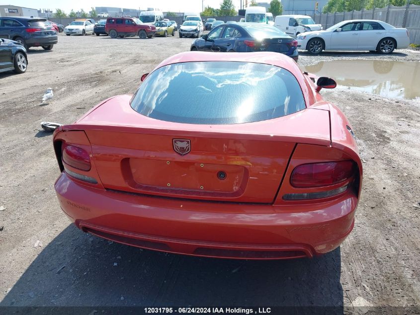 2006 Dodge Viper Srt10 VIN: 1B3JZ69Z46V101313 Lot: 12031795