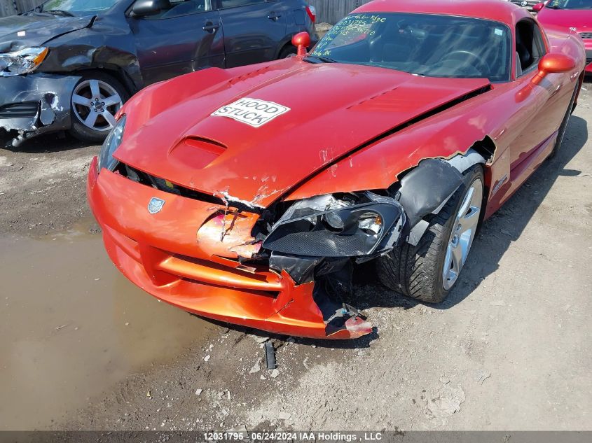 2006 Dodge Viper Srt10 VIN: 1B3JZ69Z46V101313 Lot: 12031795