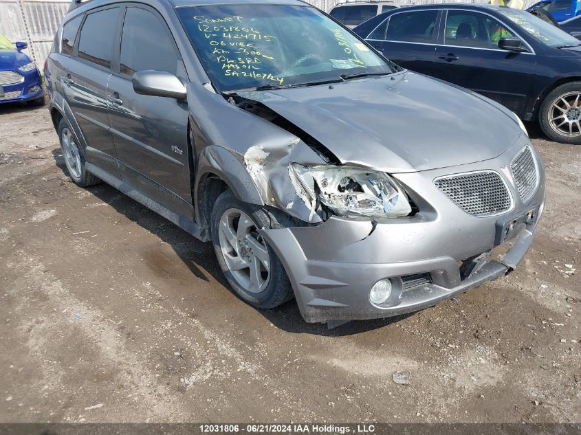 2006 Pontiac Vibe VIN: 5Y2SL65836Z424715 Lot: 12031806