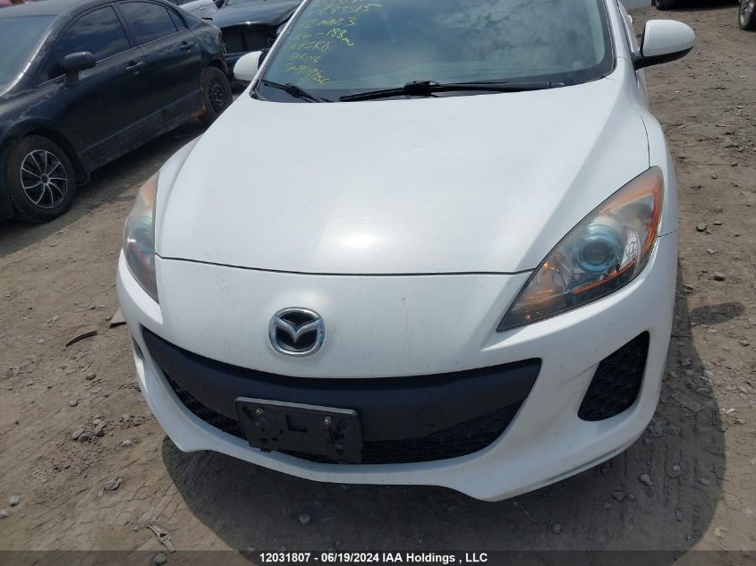 2012 Mazda Mazda3 VIN: JM1BL1V74C1683315 Lot: 12031807