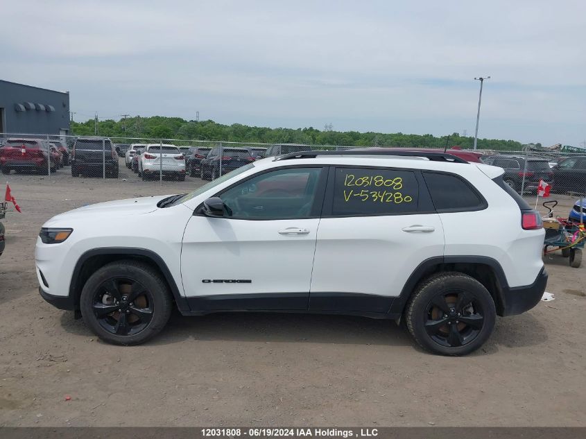 2022 Jeep Cherokee Latitude Lux VIN: 1C4PJMMX1ND534280 Lot: 12031808