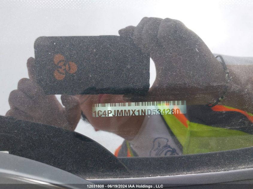2022 Jeep Cherokee Latitude Lux VIN: 1C4PJMMX1ND534280 Lot: 12031808