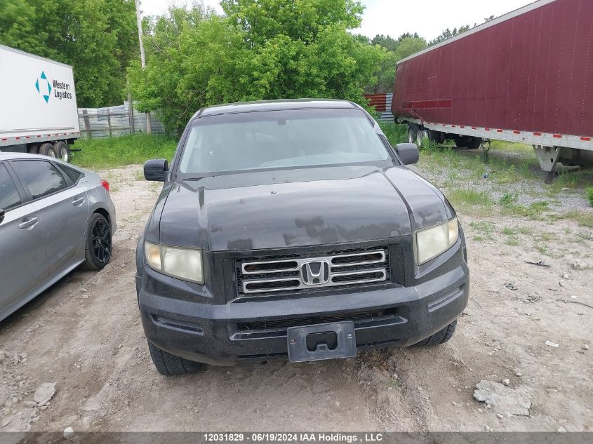 2007 Honda Ridgeline Rtl VIN: 2HJYK16587H001615 Lot: 12031829