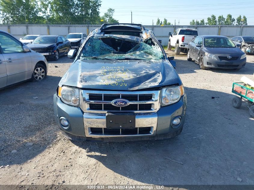 2012 Ford Escape Limited VIN: 1FMCU9E79CKA92483 Lot: 12031833