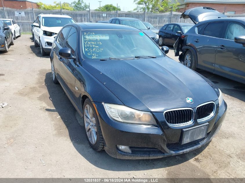 2011 BMW 3 Series VIN: WBAPG7G55BNN18273 Lot: 12031837