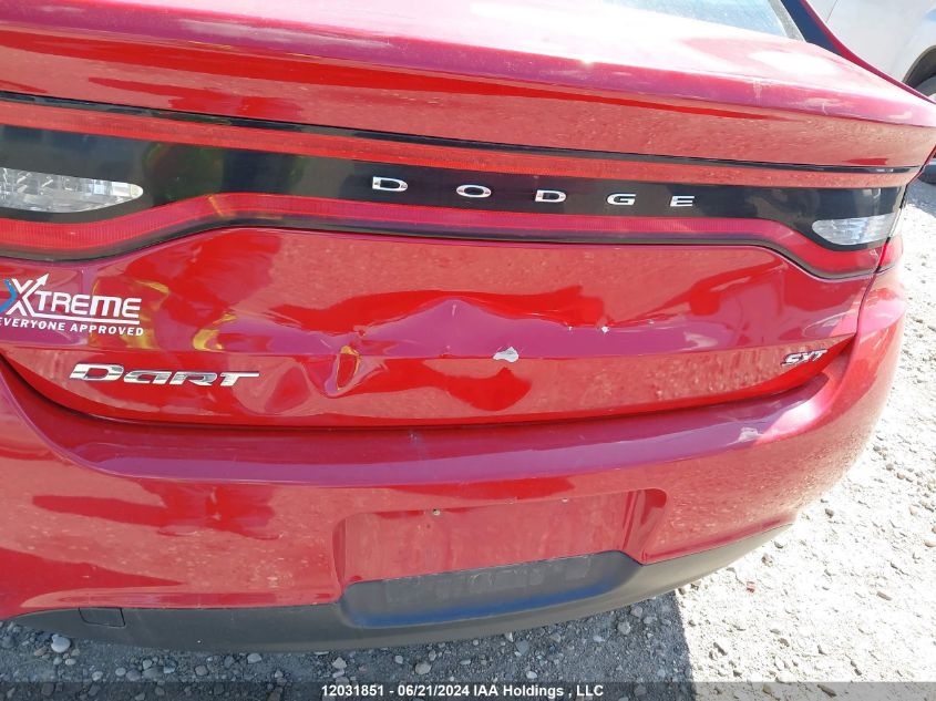 2013 Dodge Dart Sxt/Rallye VIN: 1C3CDFBA6DD220787 Lot: 12031851