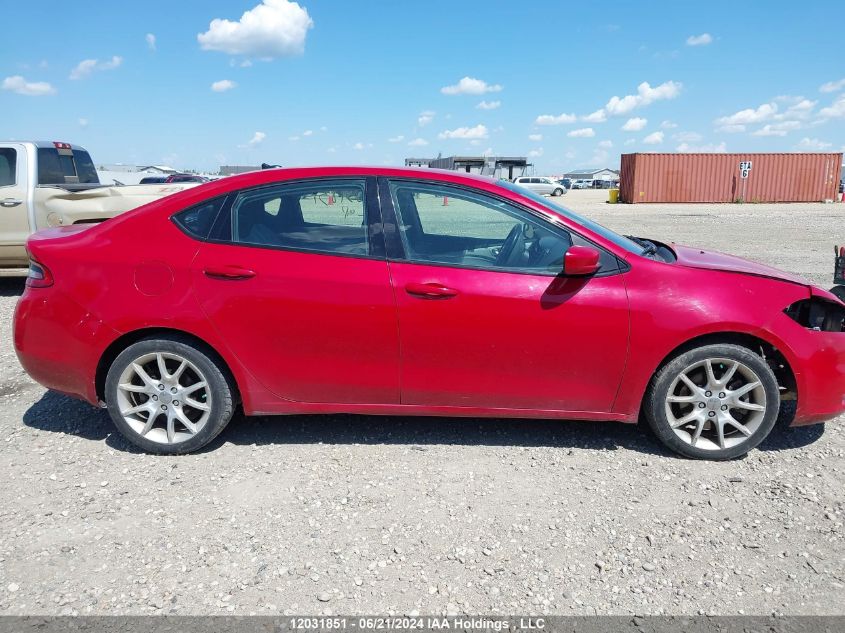 2013 Dodge Dart Sxt/Rallye VIN: 1C3CDFBA6DD220787 Lot: 12031851