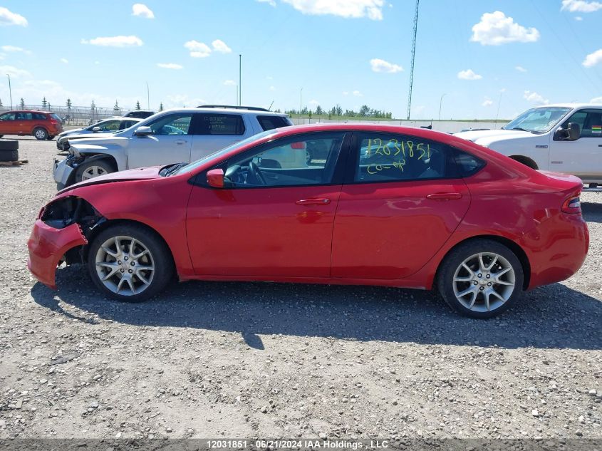 2013 Dodge Dart Sxt/Rallye VIN: 1C3CDFBA6DD220787 Lot: 12031851