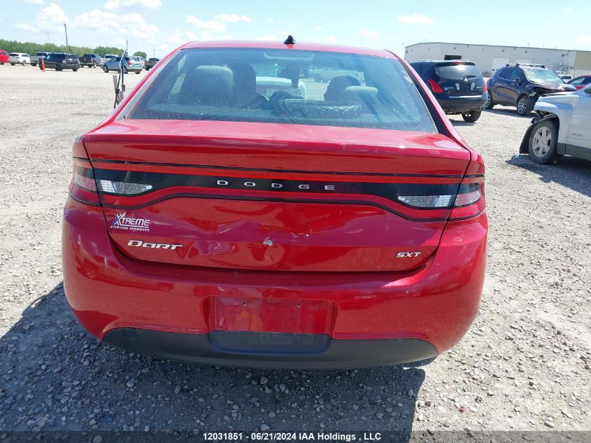 2013 Dodge Dart Sxt/Rallye VIN: 1C3CDFBA6DD220787 Lot: 12031851