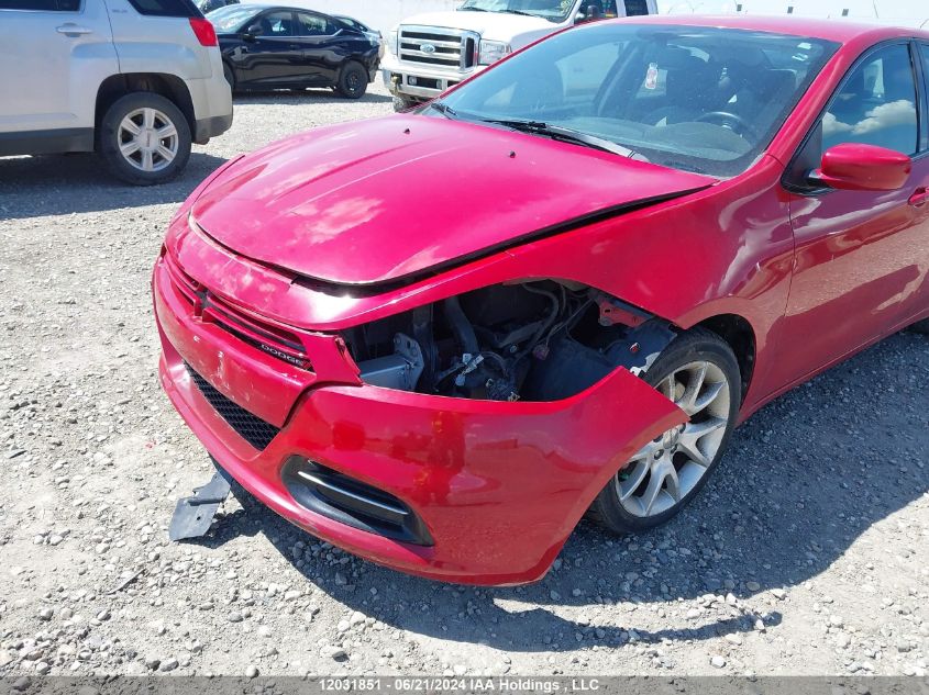 2013 Dodge Dart Sxt/Rallye VIN: 1C3CDFBA6DD220787 Lot: 12031851