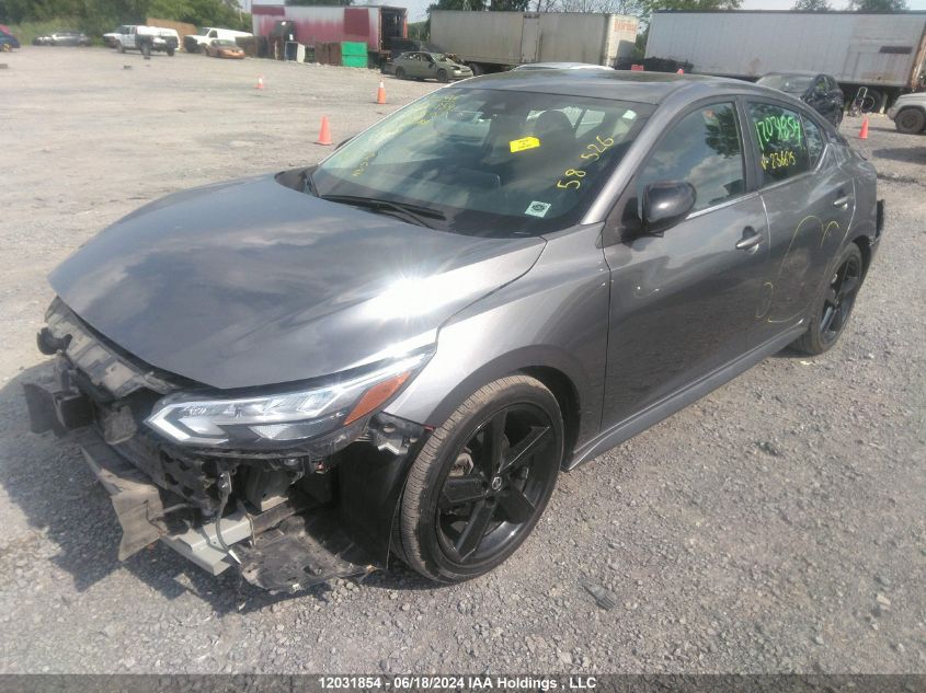 2022 Nissan Sentra VIN: 3N1AB8DV5NY236615 Lot: 12031854