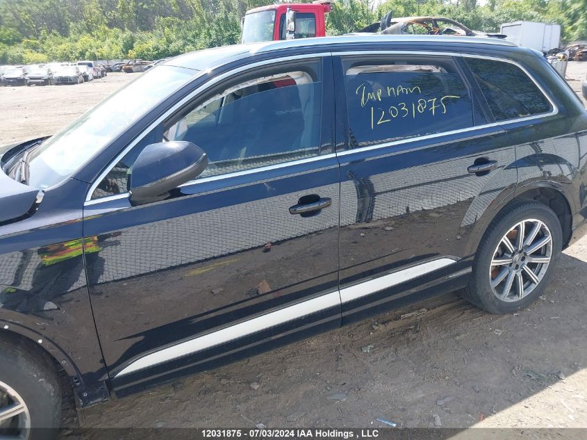 2019 Audi Q7 VIN: WA1VAAF79KD048874 Lot: 12031875