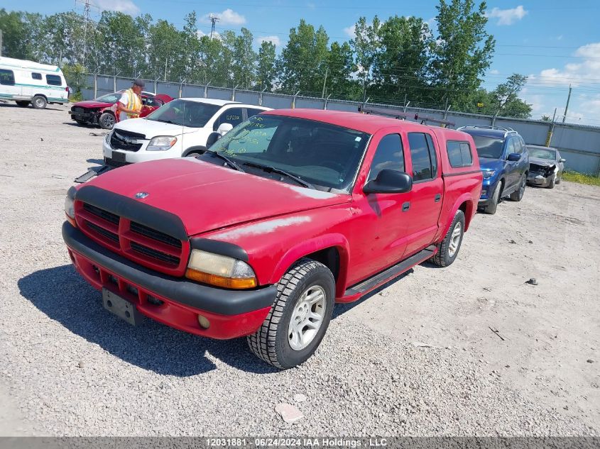 2002 Dodge Dakota VIN: 1B7HL38NX2S699656 Lot: 12031881