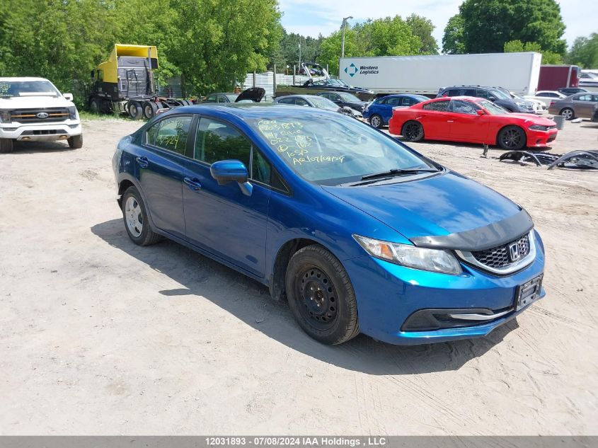 2014 Honda Civic Lx VIN: 2HGFB2F59EH022733 Lot: 12031893